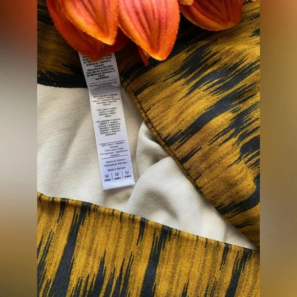 🦋B2G1🦋AMERICAN APPAREL Hyena Print Open Back Long Sleeved Midi Dress | MED | - Picture 8 of 9